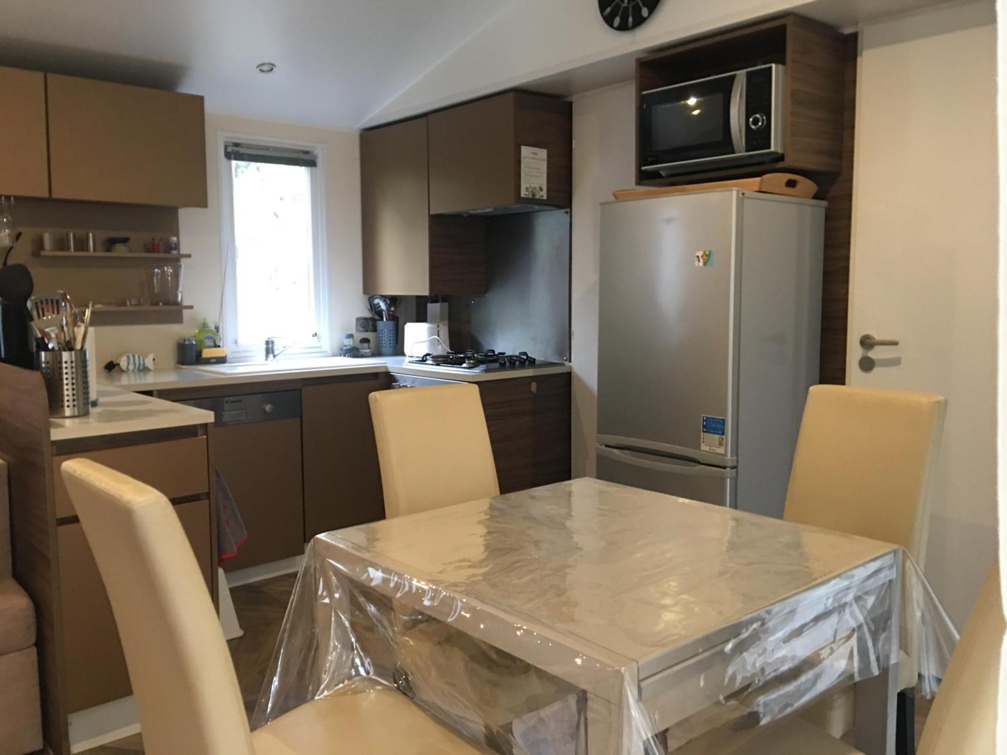 Mobilhome Familial 6 A 7 P 3 Chambres 42 M2 Saint Brevin Les Pierres Couchees Bagian luar foto